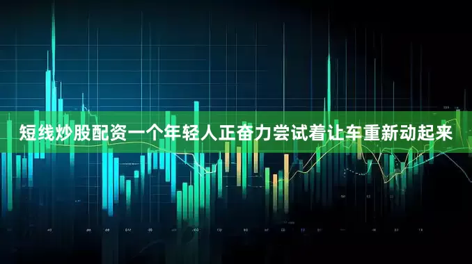 短线炒股配资一个年轻人正奋力尝试着让车重新动起来