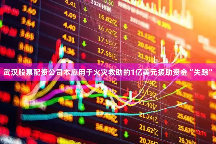 武汉股票配资公司本应用于火灾救助的1亿美元援助资金“失踪”